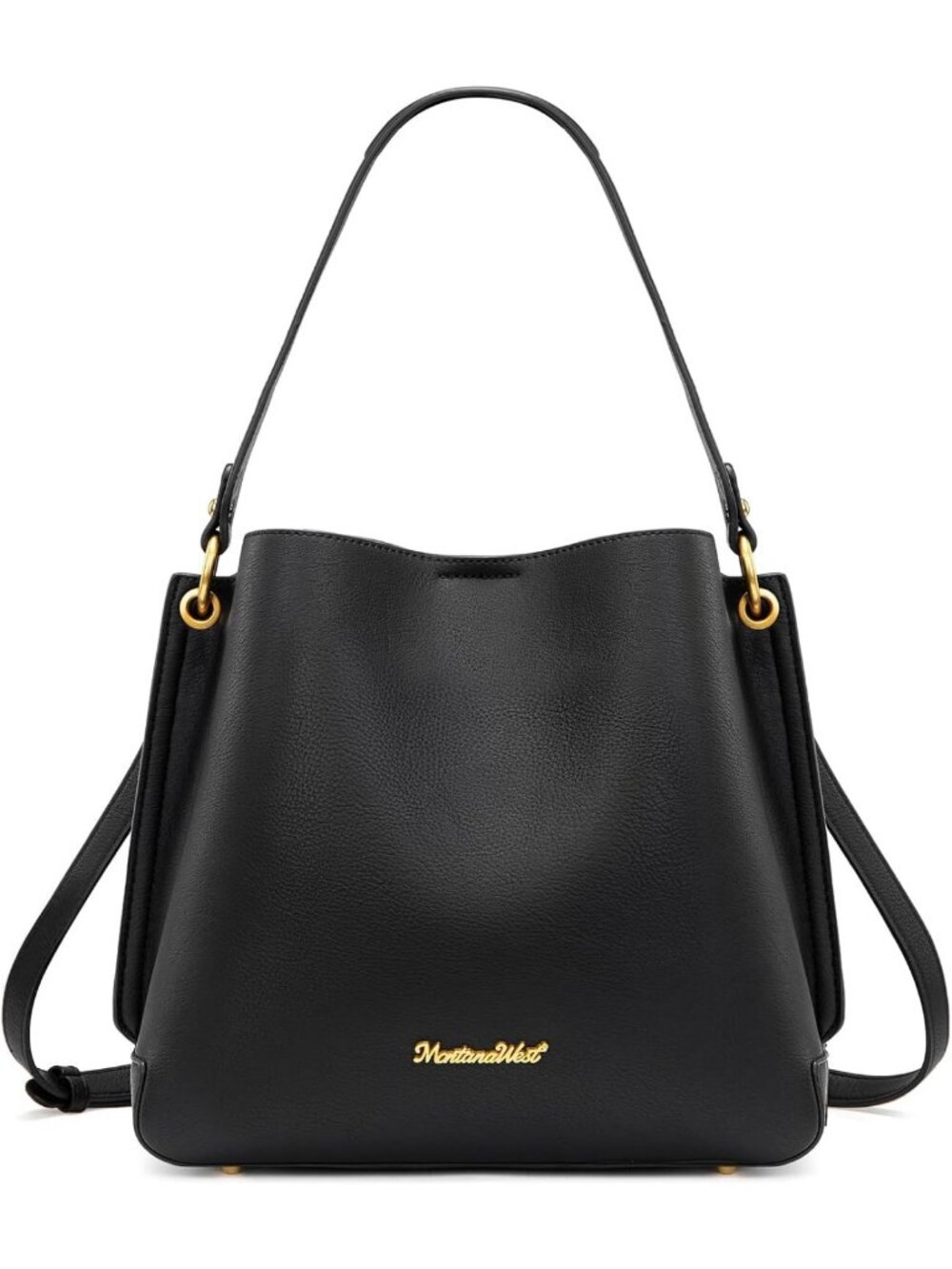 Stylish Medium Hobo Bag for Women, Versatile Shoulder Purse with 3 Compartments